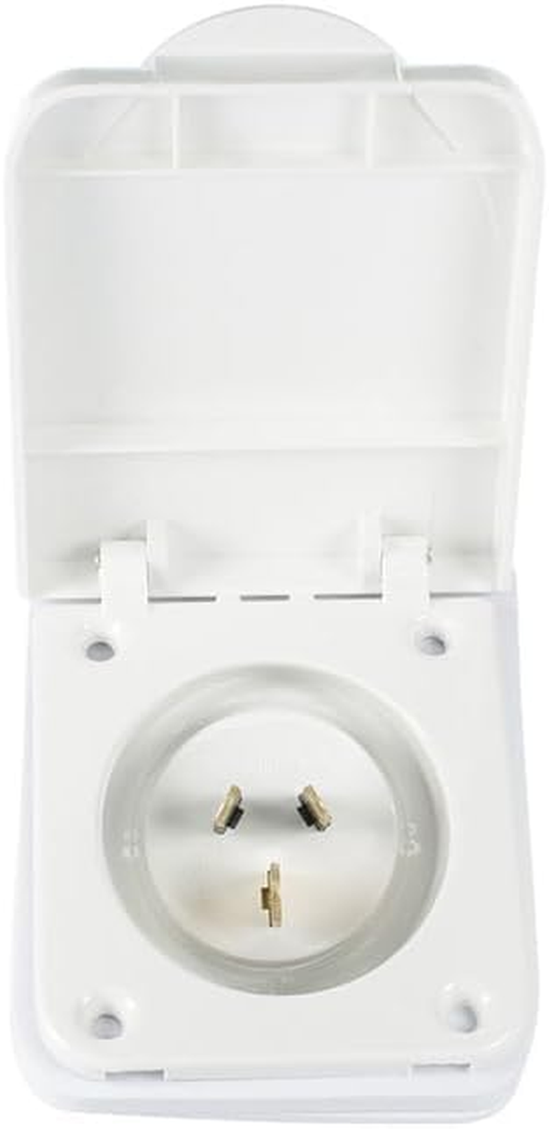 15A Caravan Inlet RV Camper Motor Home Power Socket White Black 240 (2 Pack) image number 3