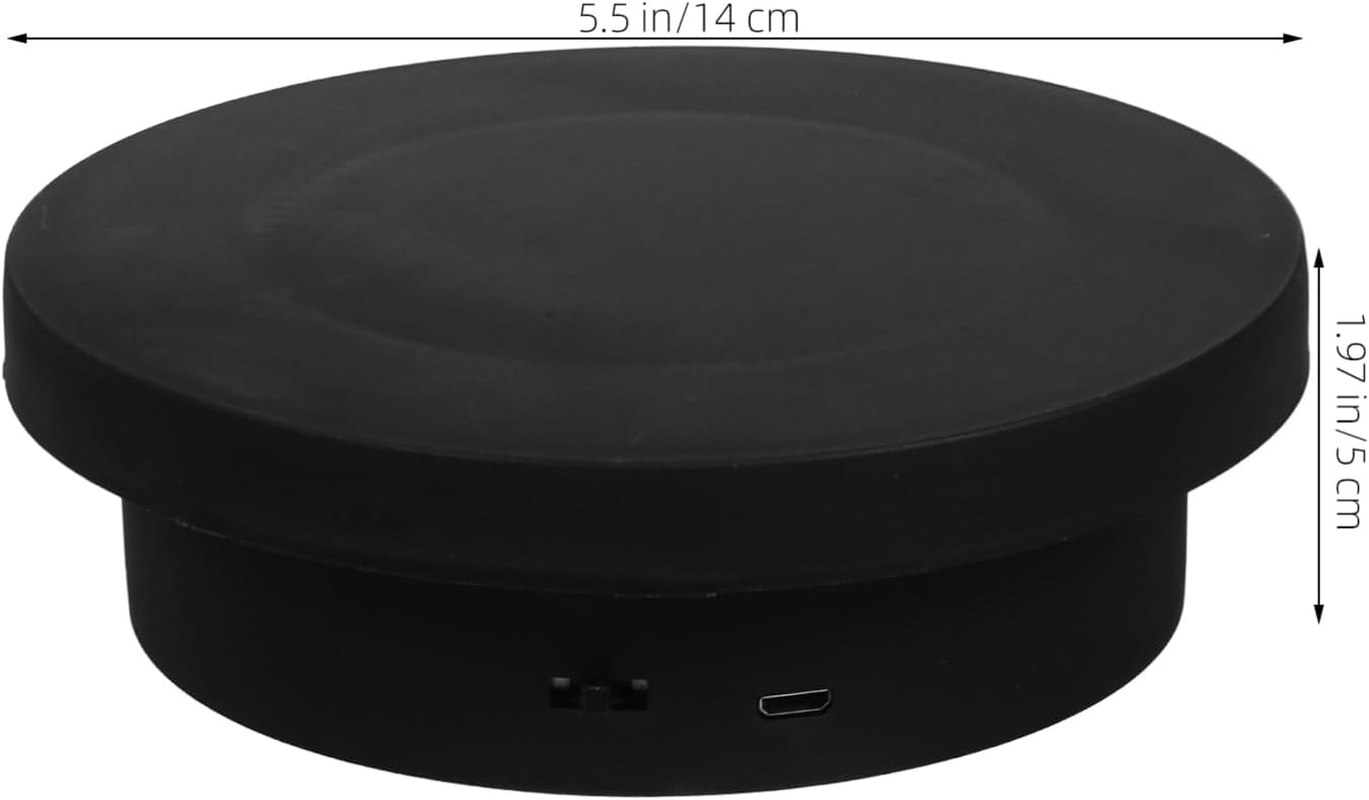 SOLUSTRE Motorized Rotating Turntable Display Stand Display Stands for Shopping Malls Studios - White image number 3