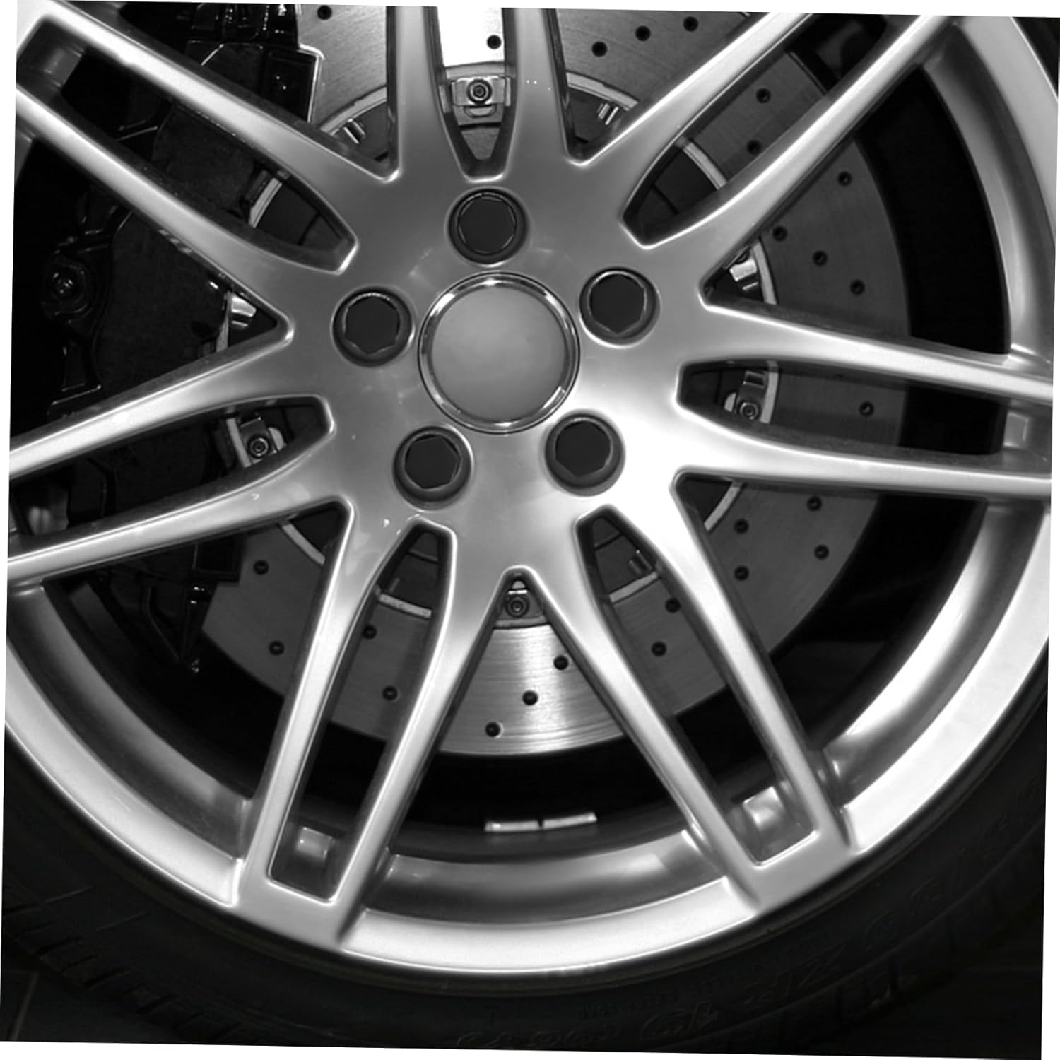 PENIKOKO 20Pcs Automotive Tire Wheel Lug Nut Caps Hub Screw Covers Dustproof and Rustproof for Vehicle Wheel Lug Nuts Easy Installation Fit image number 2