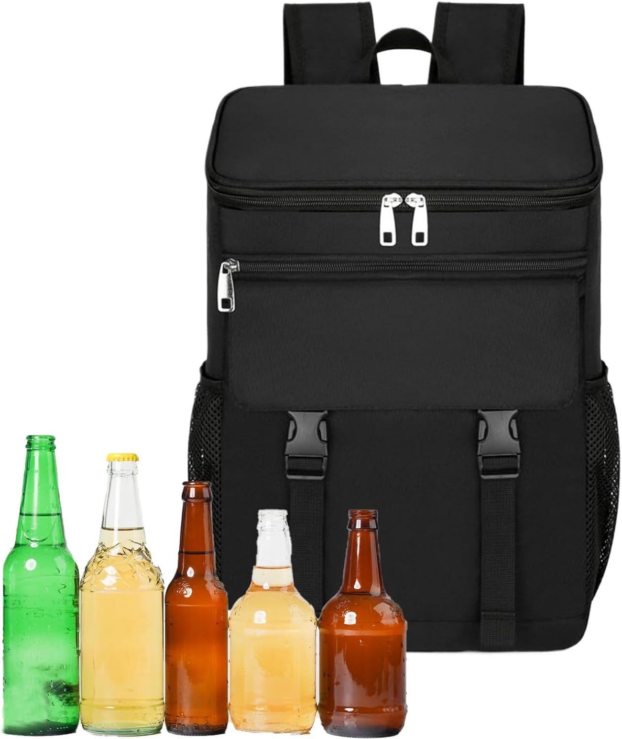 Cooler Backpack,Hiking Insulated Cooler Bag | Insulated Cool Bag Leakproof for Hiking BBQ Camping Daily Sports Travel Beach Fishing Cycling Commutes image number 3