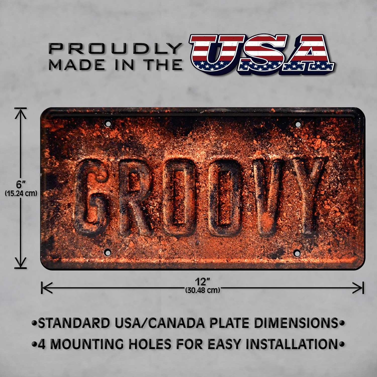 Celebrity Machines Ash Vs Evil Dead | Ash William'S Oldsmobile | Groovy | Metal Stamped Vanity Prop License Plate