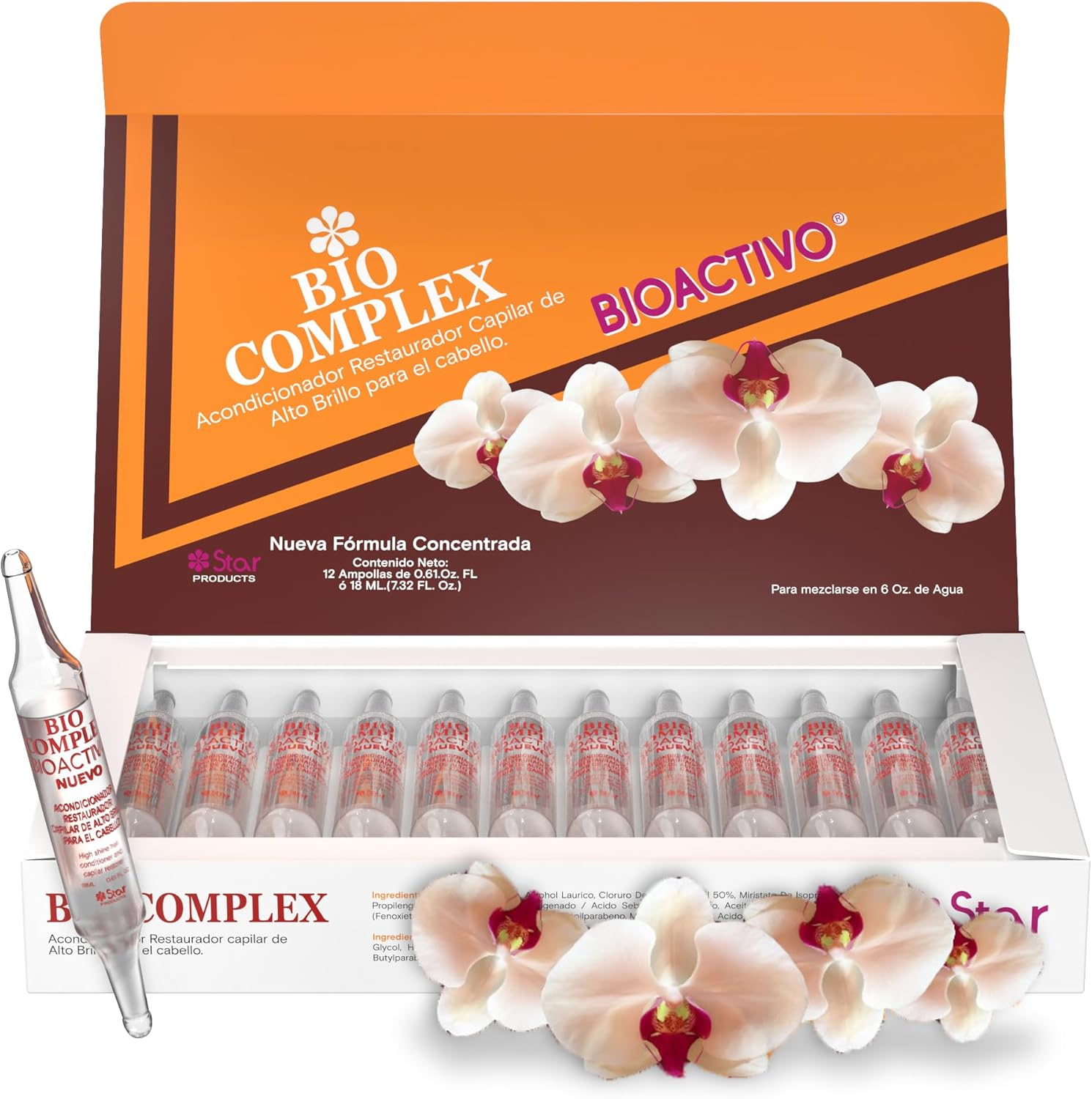 Bio Complex Dominican Hair Product Ampoulle .61Oz image number 2