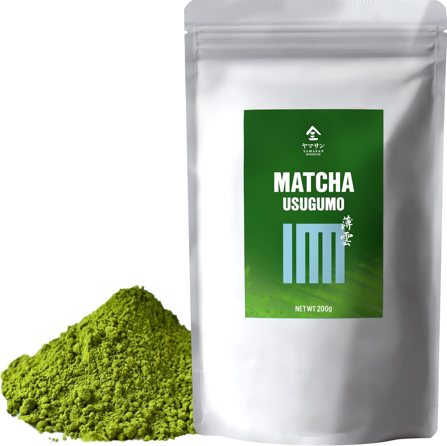 YAMASAN KYOTO UJI Culinary Grade Matcha USUGUMO, for Cooking, Baking and Lattes, Authentic Japanese Origin, Vegan, Sugar Free, Made in Japan 200G image number 4