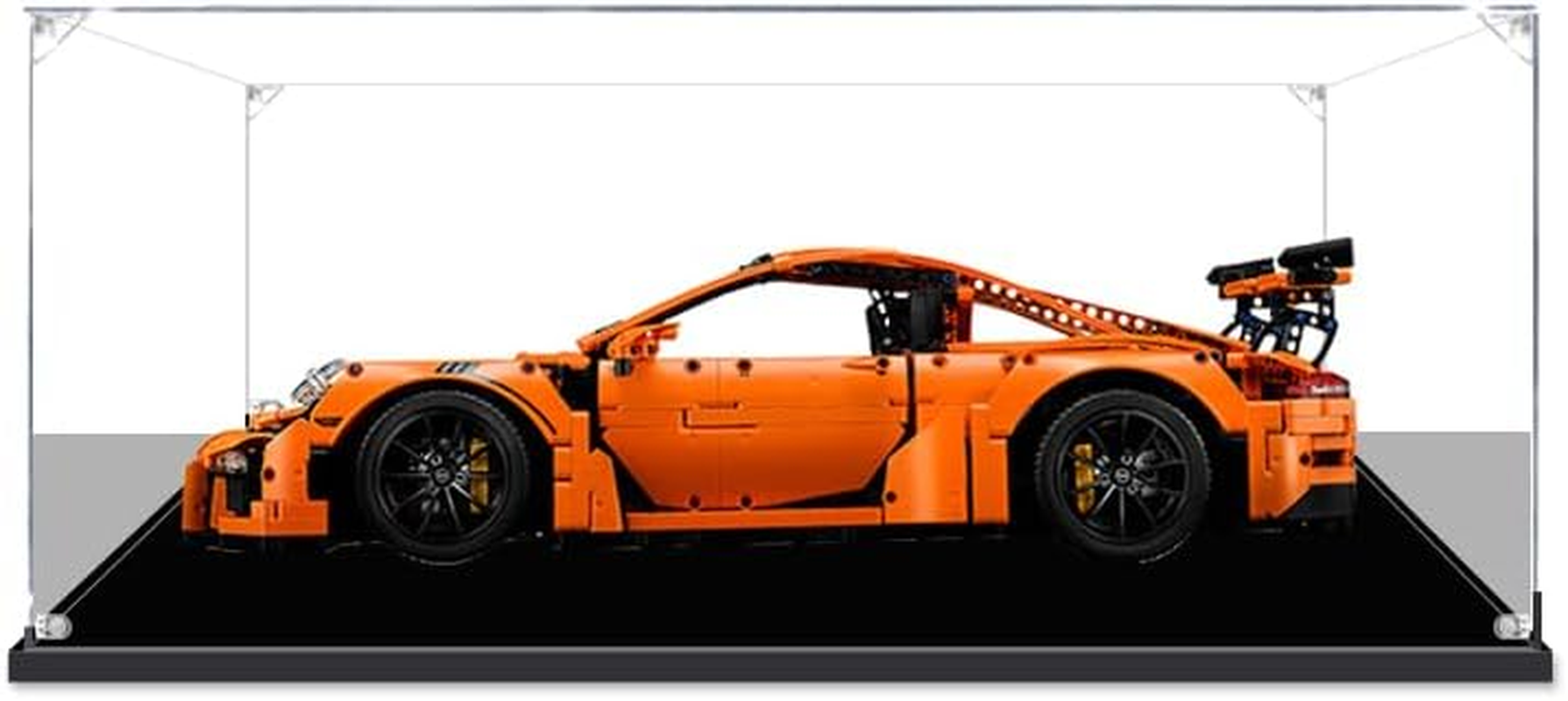 Acrylic Display Case for  Technic 42115 Lamborghini Si&aacute;n FKP 37, 42143 Ferrari Daytona SP3, 42083 Bugatti Chiron, 42096 Porsche 911 RSR, 42056 42156 Dustproof Protection Clear Showcase