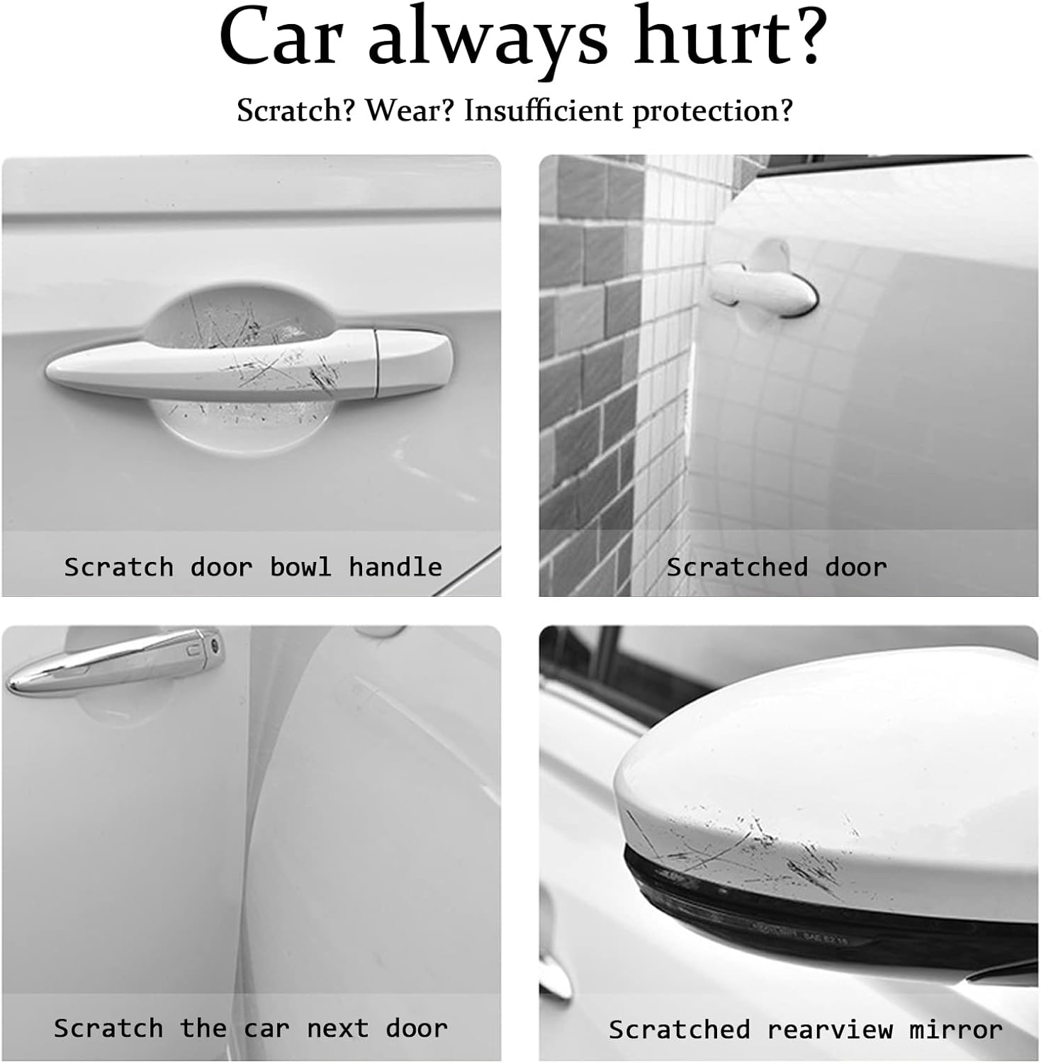 Betterjonny 10PCS Crystal Protector, Rhinestone Stickers Bling Scratch Protector for Women & Girls (Black) image number 4