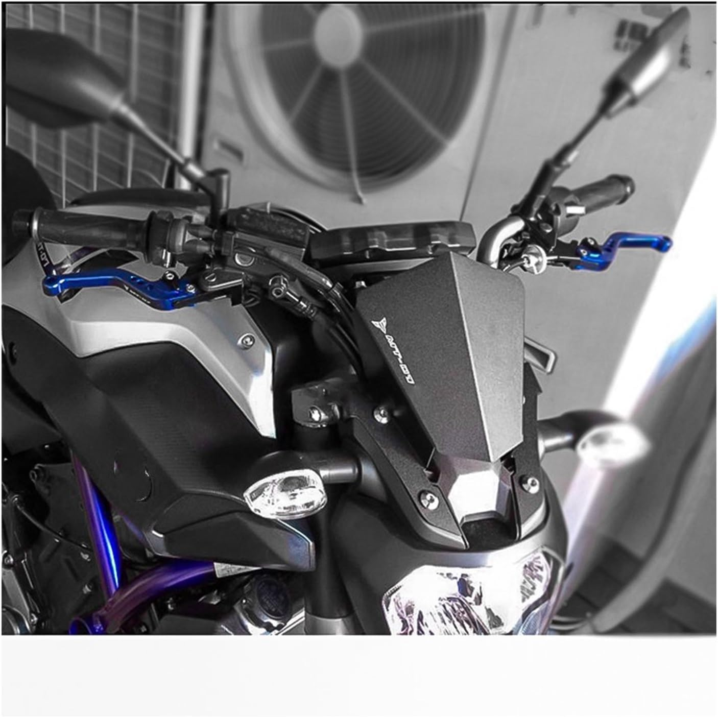 Motorcycle Accessories Brake Clutch Levers for Yamaha MT07 MT 07 FZ07 2014 2015 2016 2017 2018 2019 2020 2021 2022 2023 (Color : Black Blue)