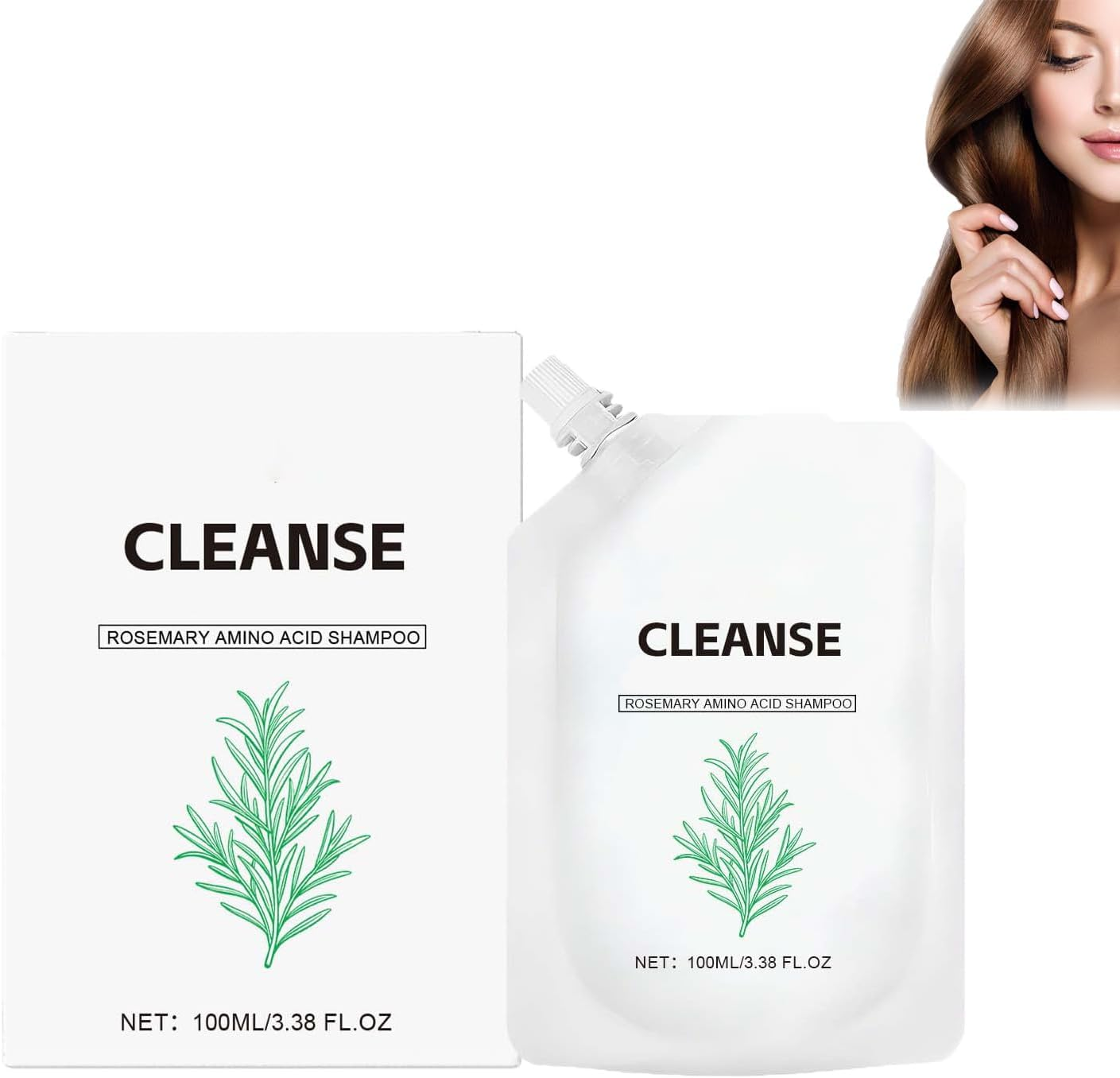 Rosemary Hair Shampoo for Thinning Hair Women and Men,Volumizing & Clarifying Shampoo for Daily Care,Routine Wellness Sha/Mpoo,Hair Sha/Mpoo Fors Women and Men,Rosemary Fo/R Thinning (5 PCS)