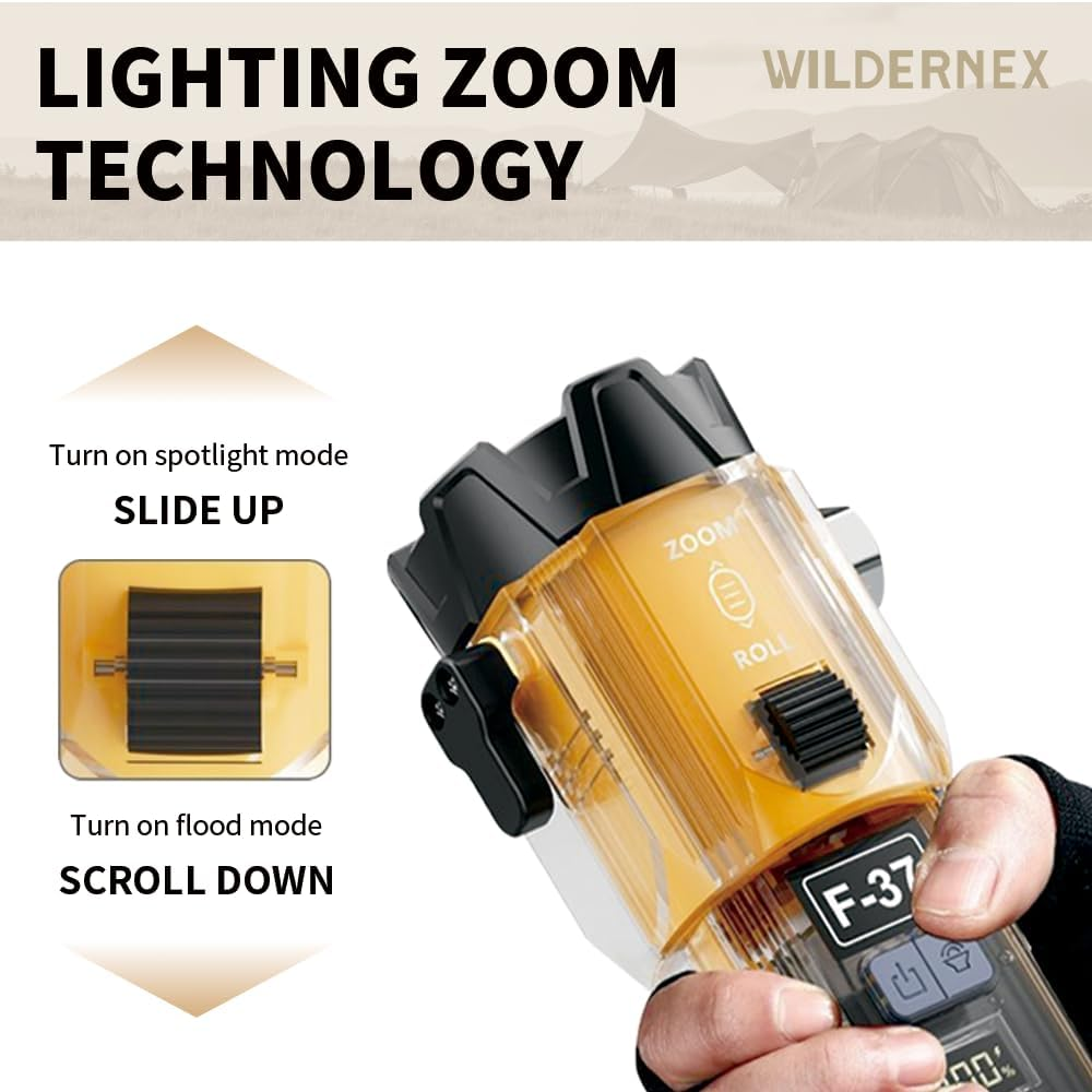 Car Safety Flashlight, Super Range Multi-Function LED Tactical Flashlight, Seat Belt Cutter, Siren, Ignition and Porwer Bank, Powerful Handheld Flashlight for Camping Emergency【Wildernex】 image number 3