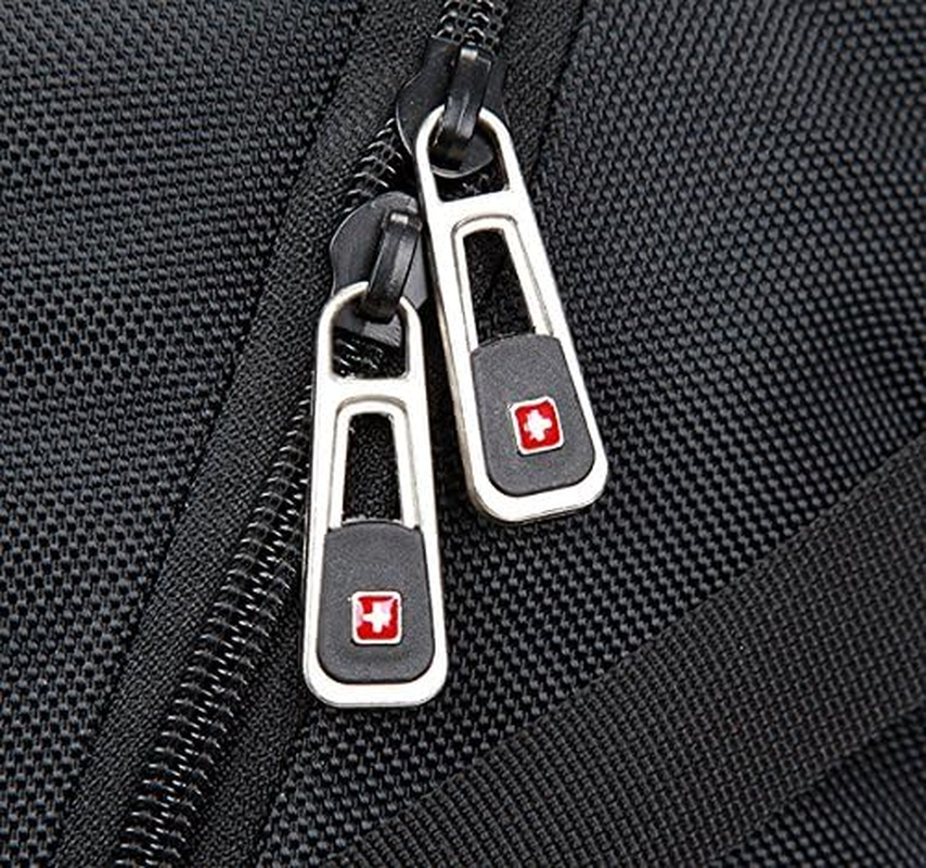 SWISSWIN Swiss Business Backpack Travel Backpack College School Backpack Casual Daypack Daily Shoulder Bag SW8110I Black 15.6 Inch Laptop Notebook Backpack for Men Womens Boys Girls &hellip; image number 6