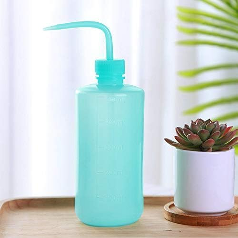 Squeeze Bottle Plant Watering Bottle 500Ml Wash Bottle Squeeze Plastic Small Watering Can for Indoor Plants Succulent Watering Can 2 Pcs (Pink+Blue) image number 1