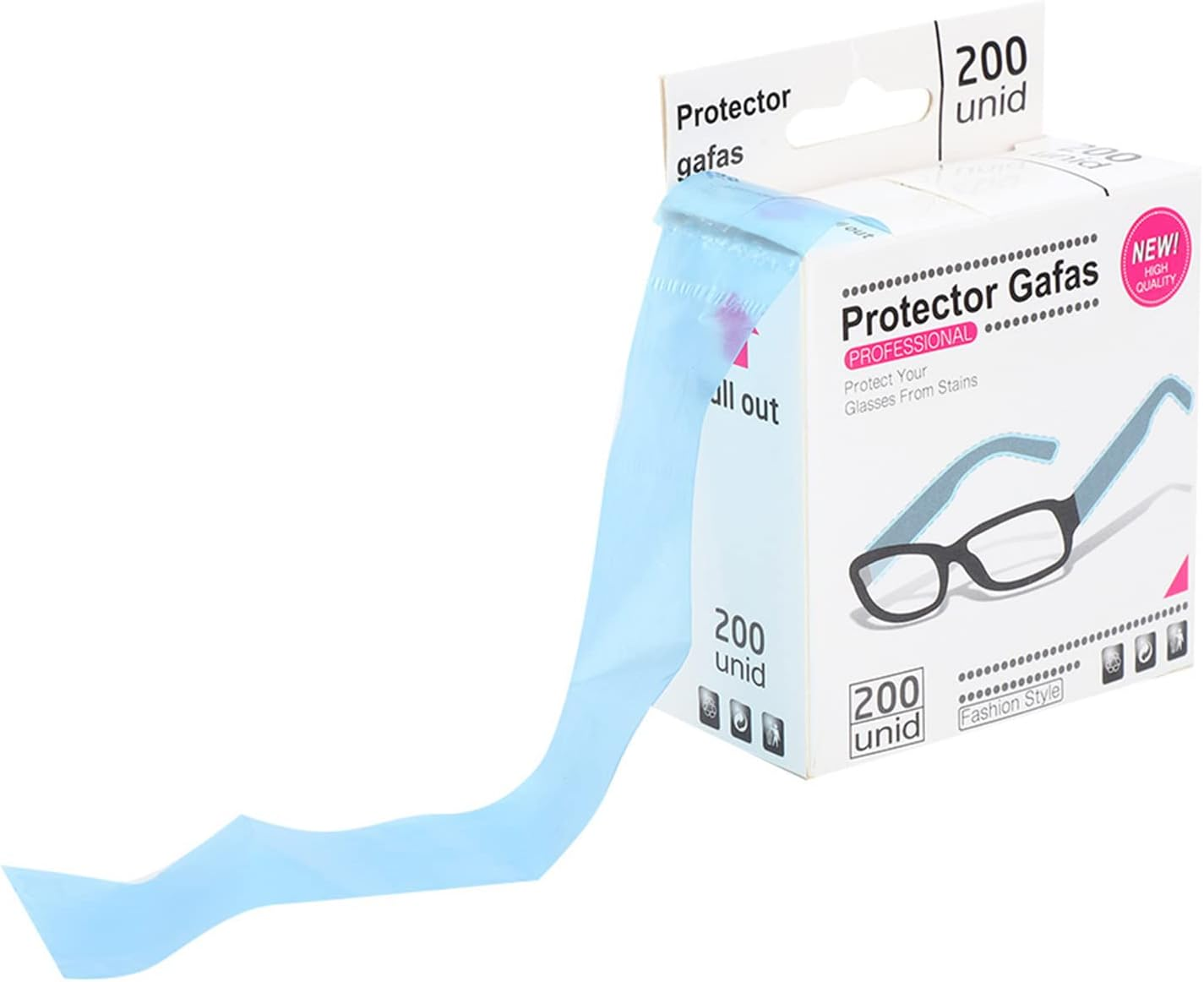 Eyeglass Sleeves, Disposable Glasses Leg Sleeves Cover Hairdressing Hair Coloring Protector Accessory, Prevents Glasses Legs from Being Dyed (Glasses Protective Cover) image number 5