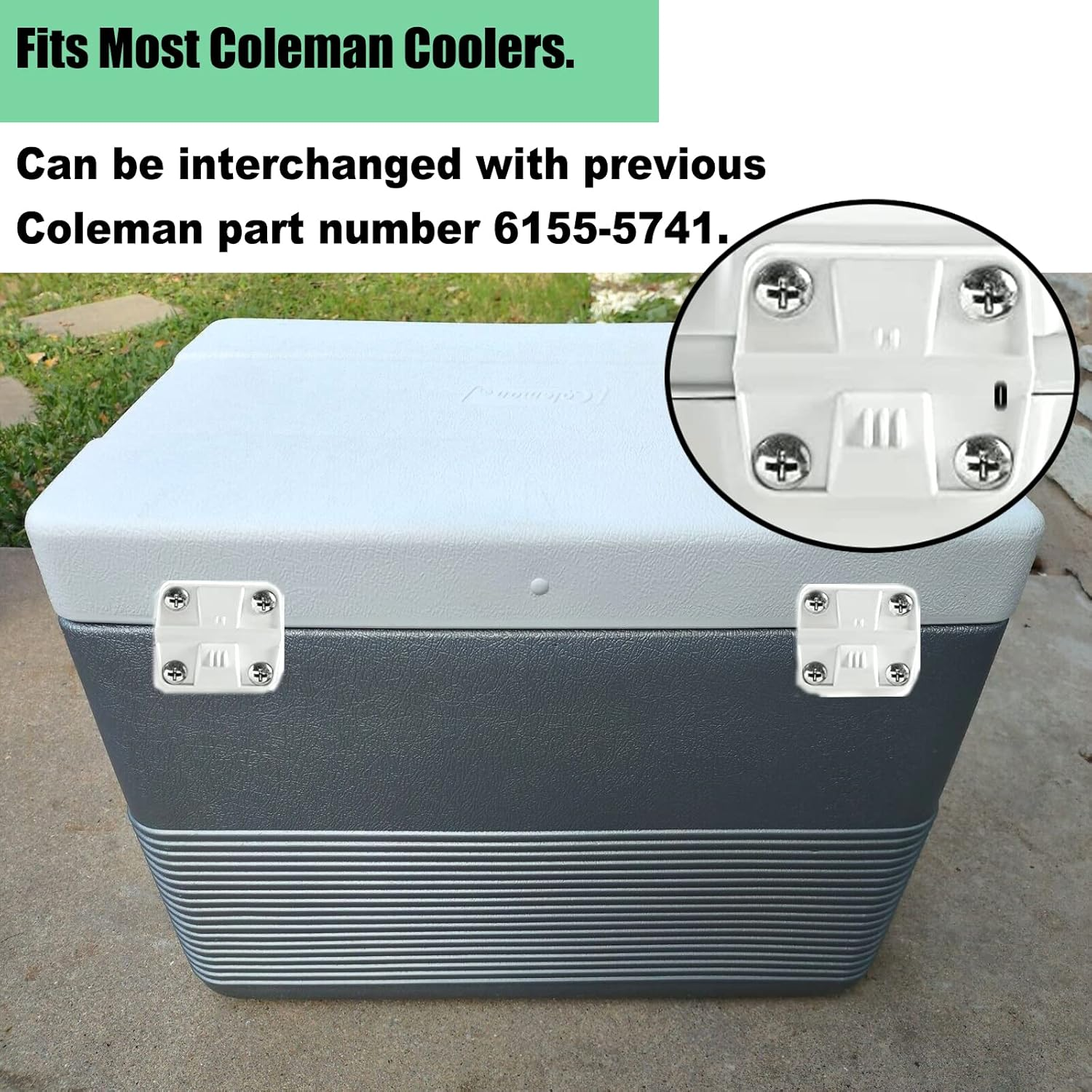 Coolers Hinges,Coleman Cooler Hinges Replacement Coleman Coolers 5253 6262 6270-2 Pack image number 3