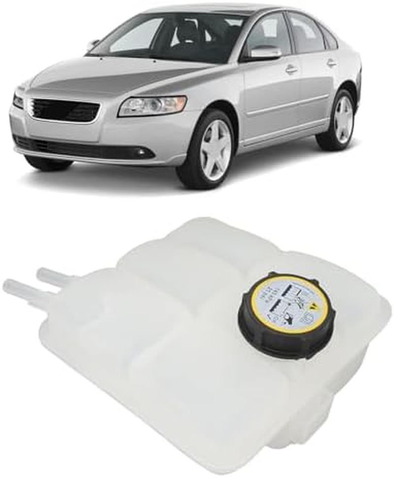 Coolant Expansion Tank, Engine Coolant Reservoir Radiator Tank with Cap, Coolant Fluid Overflow Expansion Reservoir Tank Fit for Mazda 3 All Engine 2004 to 2009 image number 3