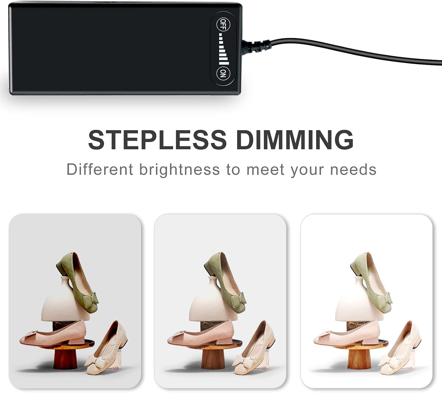 VOLKWELL 32"/80CM Photo Studio Light Box Shooting Tent, Adjustable 126 LED Panel Light Bulbs with Table Top Softbox Cube, 3 Colors Backdrops (80CM LED Photo Box) image number 2