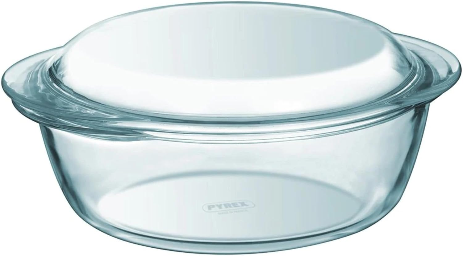 PYREX Glass round Casserole with Lid LT2 House and Kitchen image number 1