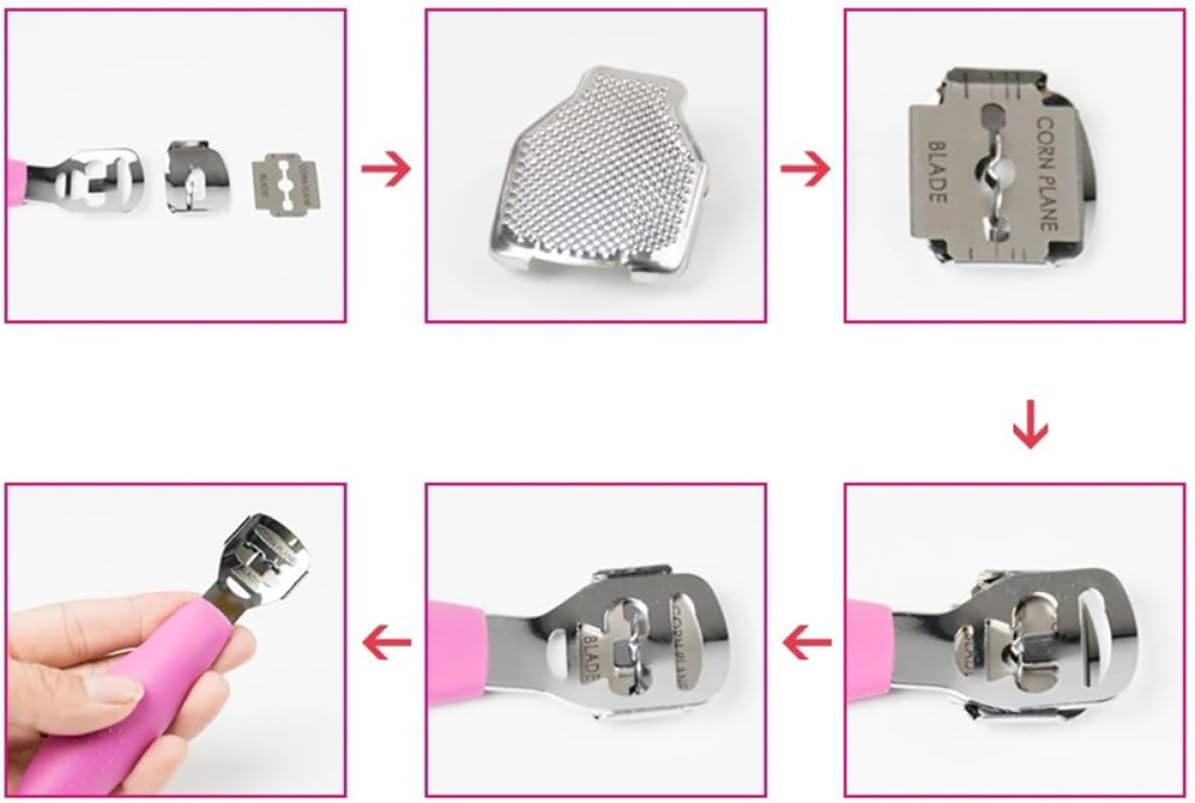 Gatuida 2Pcs Foot Callus Remover Foot File Foot Scraper for Dead Skin Callus Treatment Pedicure Foot Planer image number 6