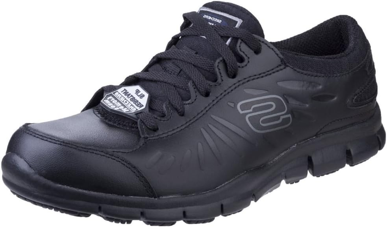 Skechers Women'S Eldred Safety Shoes, Black (Blk)