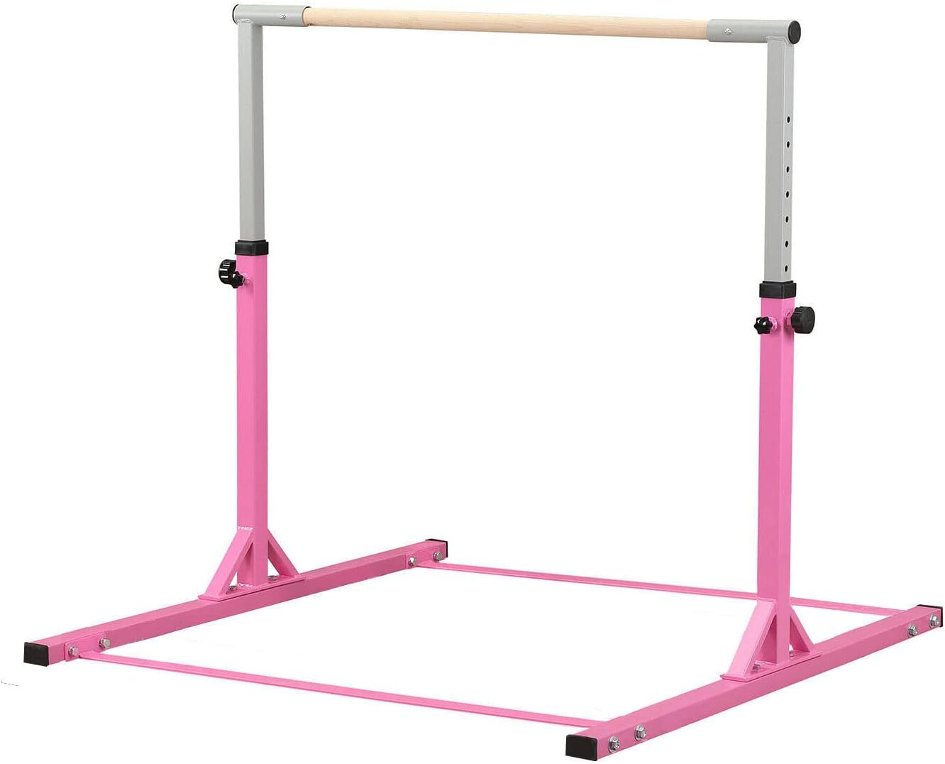 Gymnastic Bar Kids Horizontal Bar Gymnast High Bars Home Gym Equipment Beech Wood image number 5