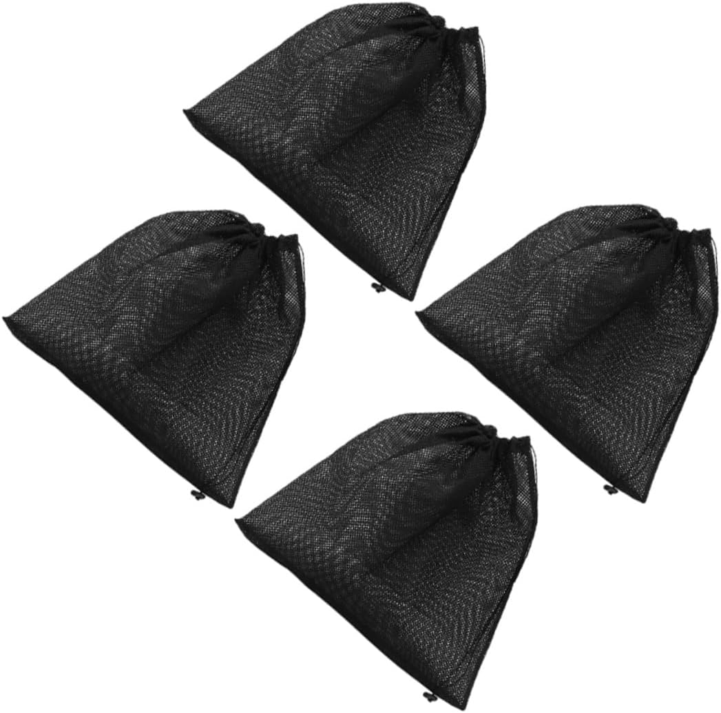 Anneome 4Pcs Large Drawstring Pump Barrier Bags Pool Vacuum Filter Mesh for Outdoor and Swimming Pool Pumps Water Protection with Easy Replacement and High Capacity Design image number 3