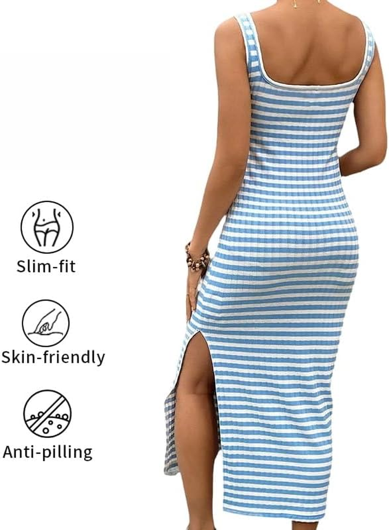 Elasticity,Striped Maternity Dress for Pregnant Women - Comfortable Stylish Dress for Women image number 1
