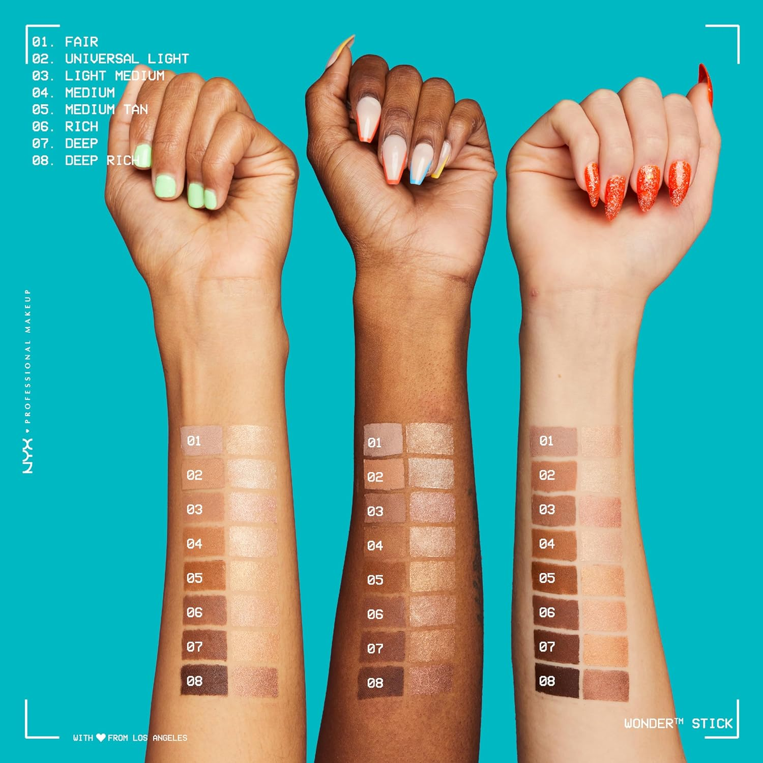 Nyx Professional Makeup Wonder Stick Contour and Highlight Stick Universal Light