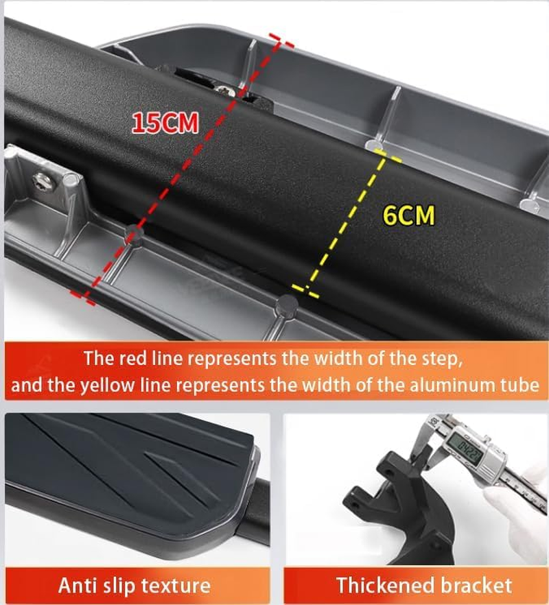 TINIANHHCT Running Boards Side Steps Fits for LR Defender 110 130 L663 4DOOR 2020 2021 2022 2023 2024 2025 image number 5