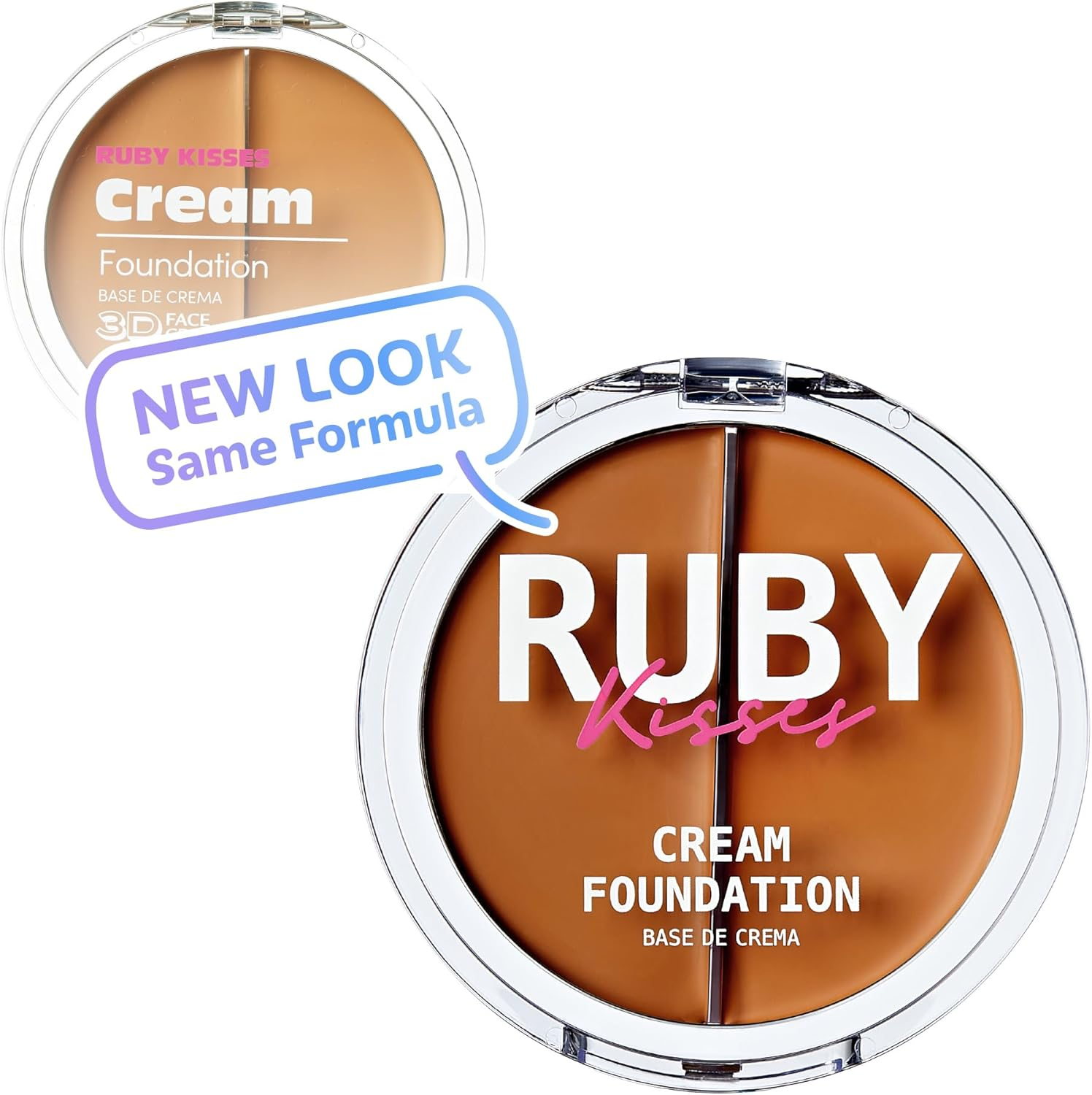 Ruby Kisses 3D Face Creator Cream Foundation & Concealer, 12 Hours Long Lasting, Medium to Full Coverage, Non-Greasy, Ideal for Makeup & Contour Palette (Level 9) image number 1