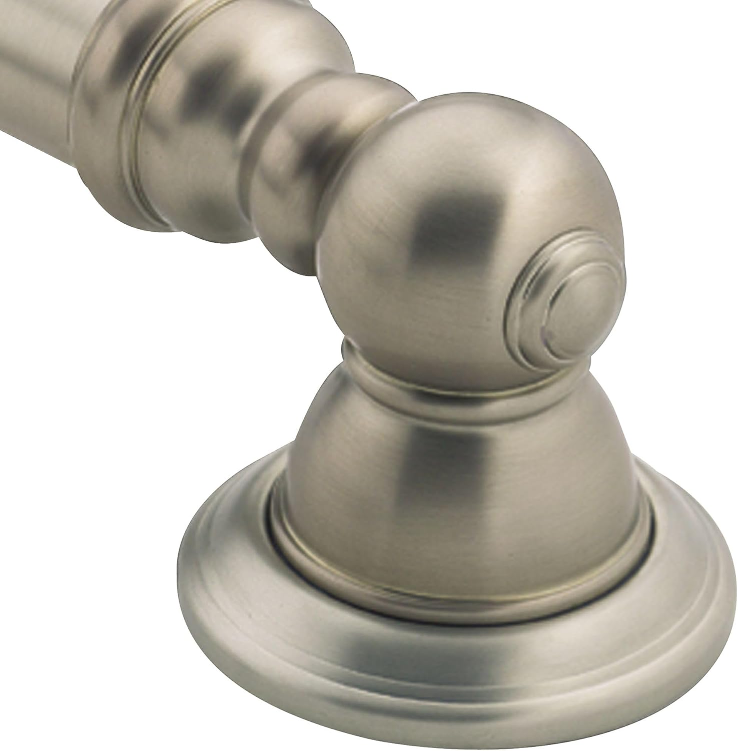 Moen Brushed Nickel Bathroom Safety 24-Inch Stainless Steel Traditional Shower Grab Bar for Handicapped or Elderly, YG5424BN