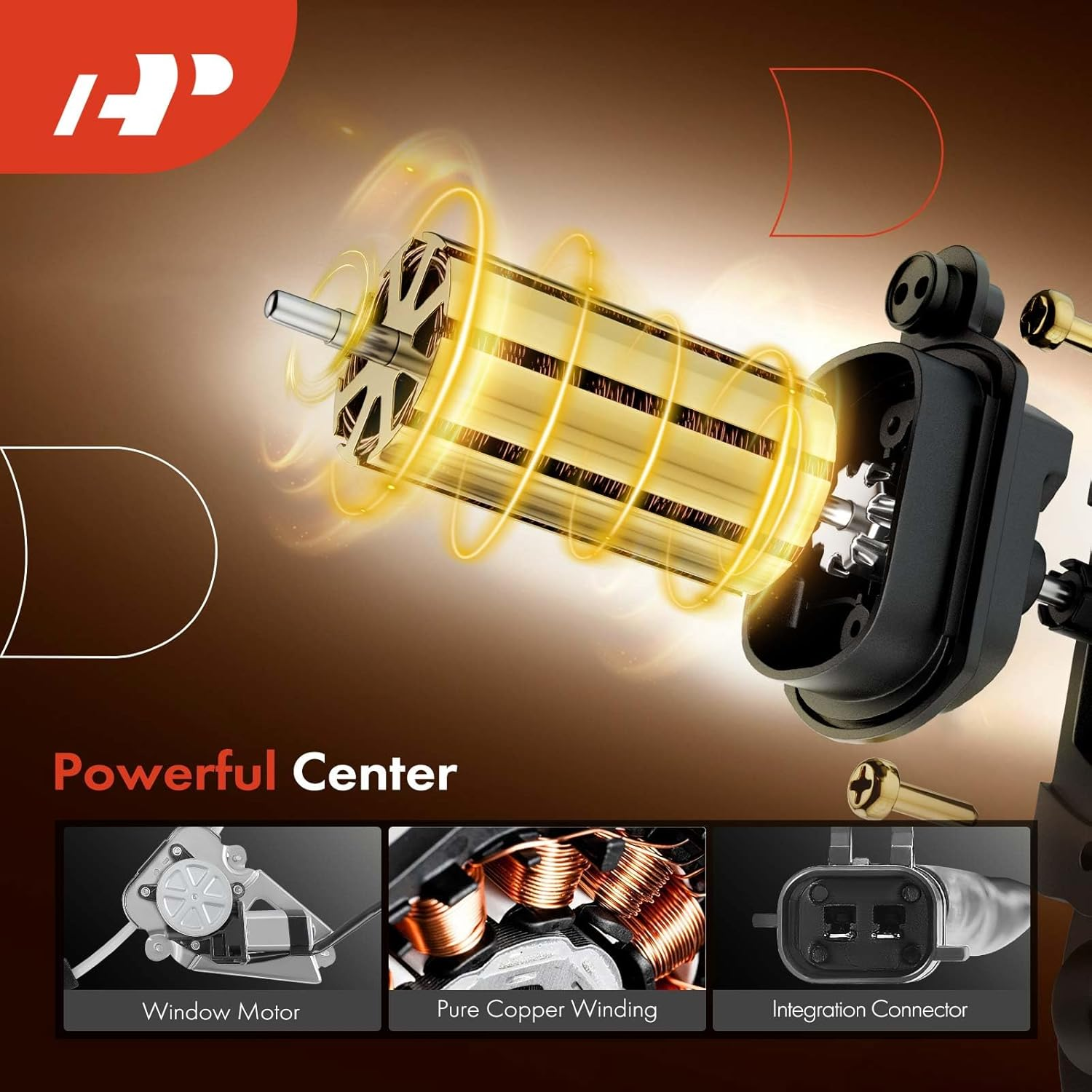 A-Premium Power Window Regulator and Motor Assembly Replacement for Jeep Liberty KJ 2002-2006 Front Right Passenger Side image number 1