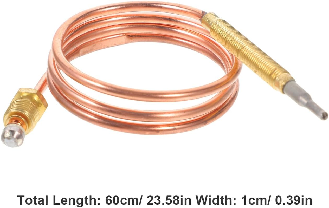 Gadpiparty Fireplace Thermocouple Temperature Sensor for Stove Oven BBQ Grill Replacement Threaded Thermocouple Probe for Precise Temperature Control and Safety Protection image number 5