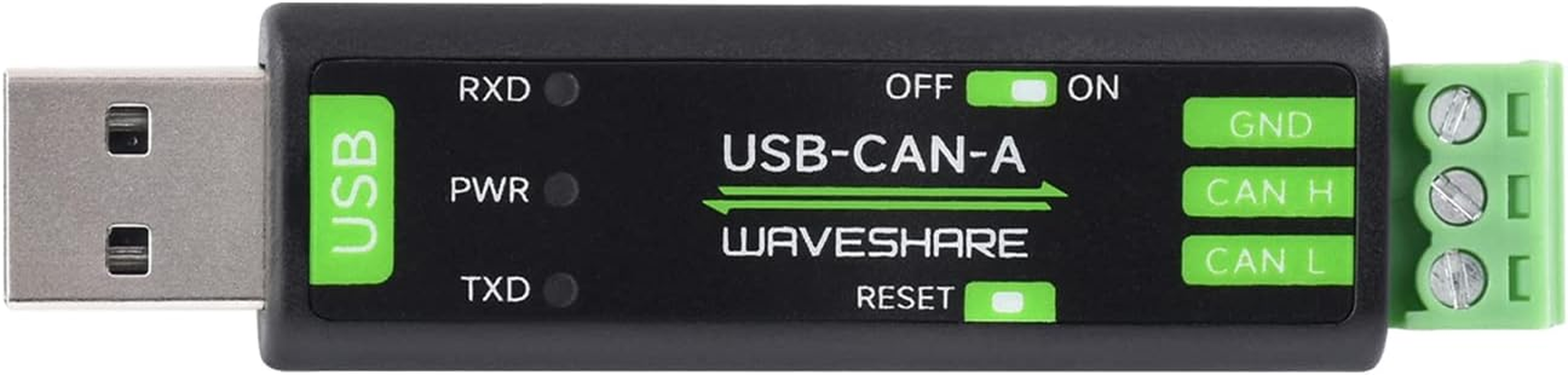 Waveshare USB to CAN Adapter Model A, Supports Multiple Working Modes, Multi-System Compatible image number 2