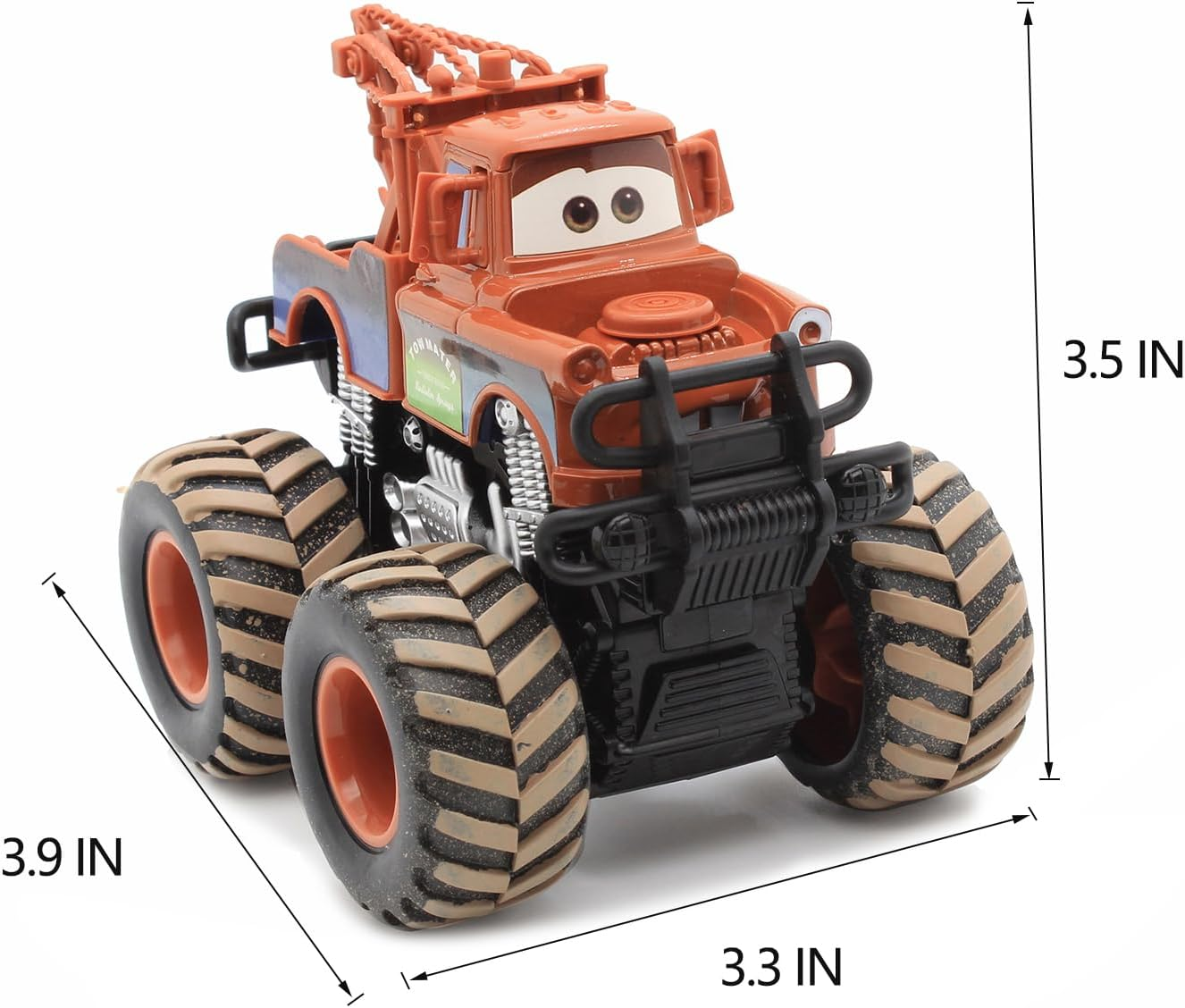 Rozuka Car 3 Toys, Movie Cars, Tow Mater Toys, Birthday Gifts for Kids (Mater) - Mater image number 6