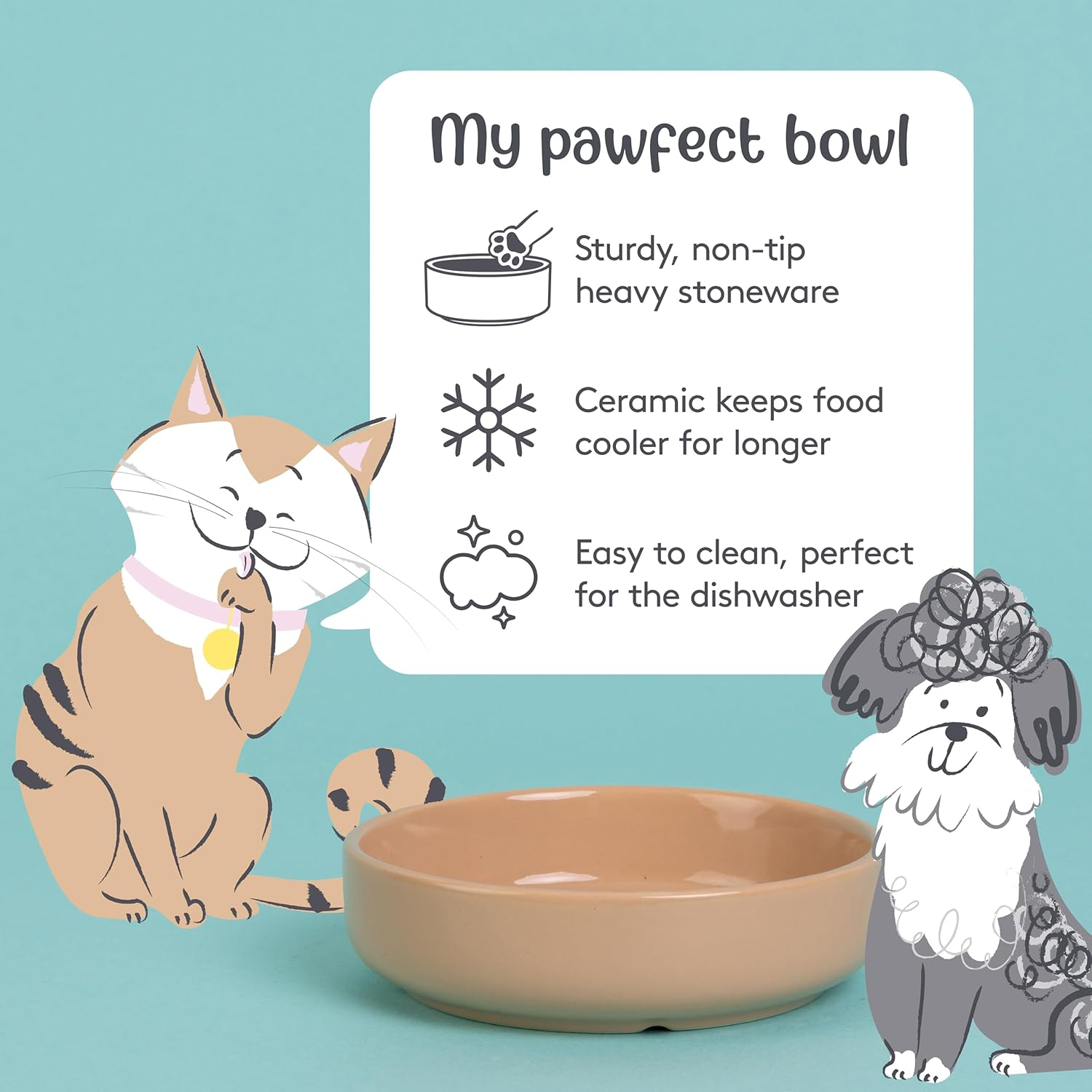 Mason Cash Cane Cat Saucer Bowl Dish, 5 Inch image number 1