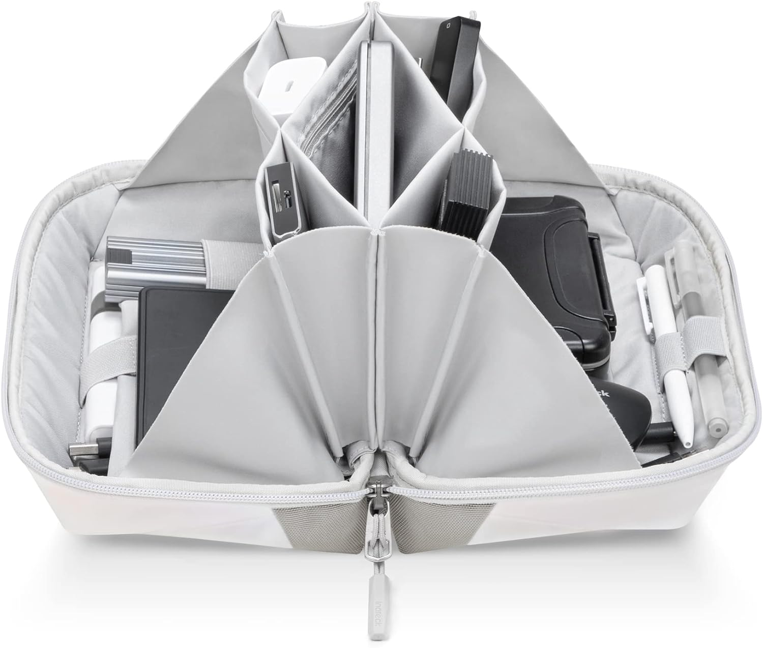 Inateck Electronics Organizer, Splash-Resistant Travel Accessory Handle Bag