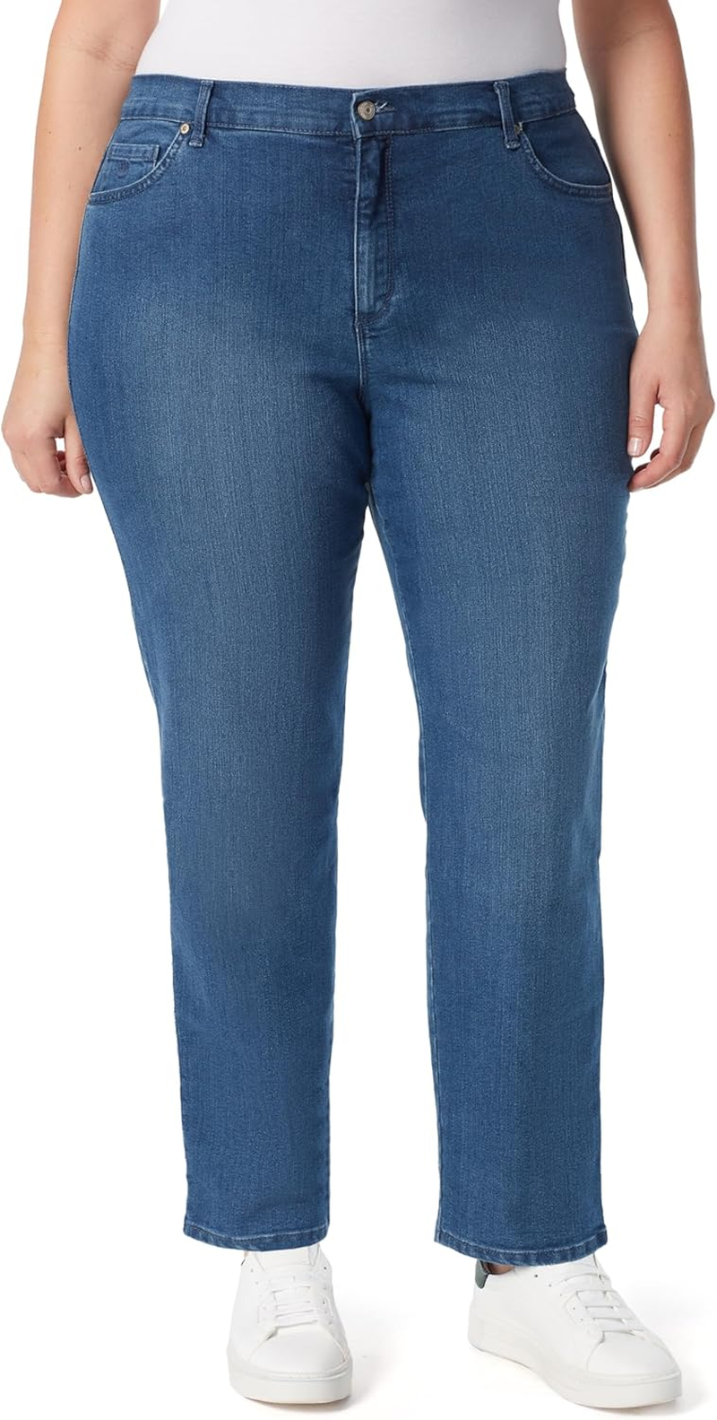 Gloria Vanderbilt Women'S Amanda Classic High Rise Tapered Jean image number 2