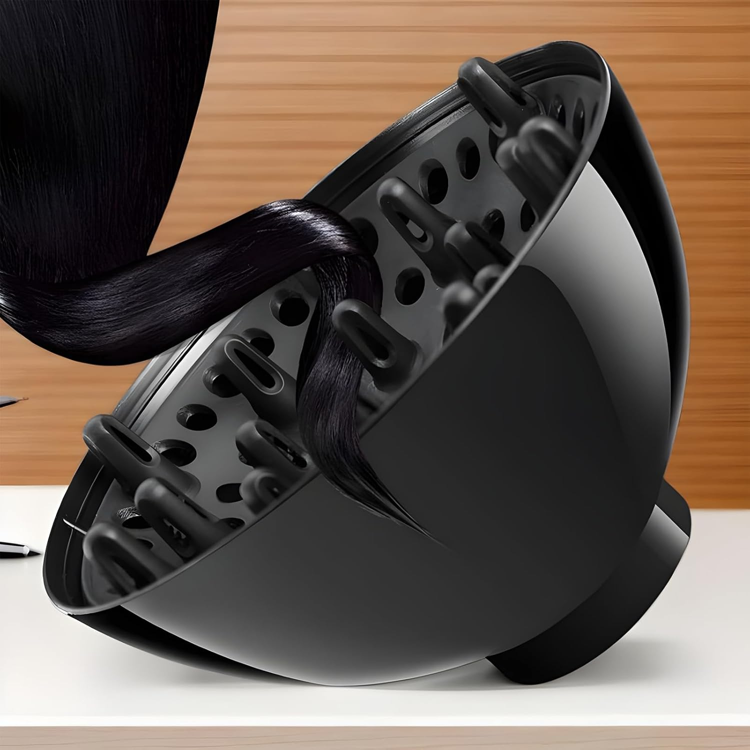 Hair Dryer Diffuser - Universals Diffuser Attachment for Curly and Wavy Hair, Professional Salon Tool | Flexible Application Adjustable from 1.4" to 2.6", Styling Tool for Adults and Women image number 1