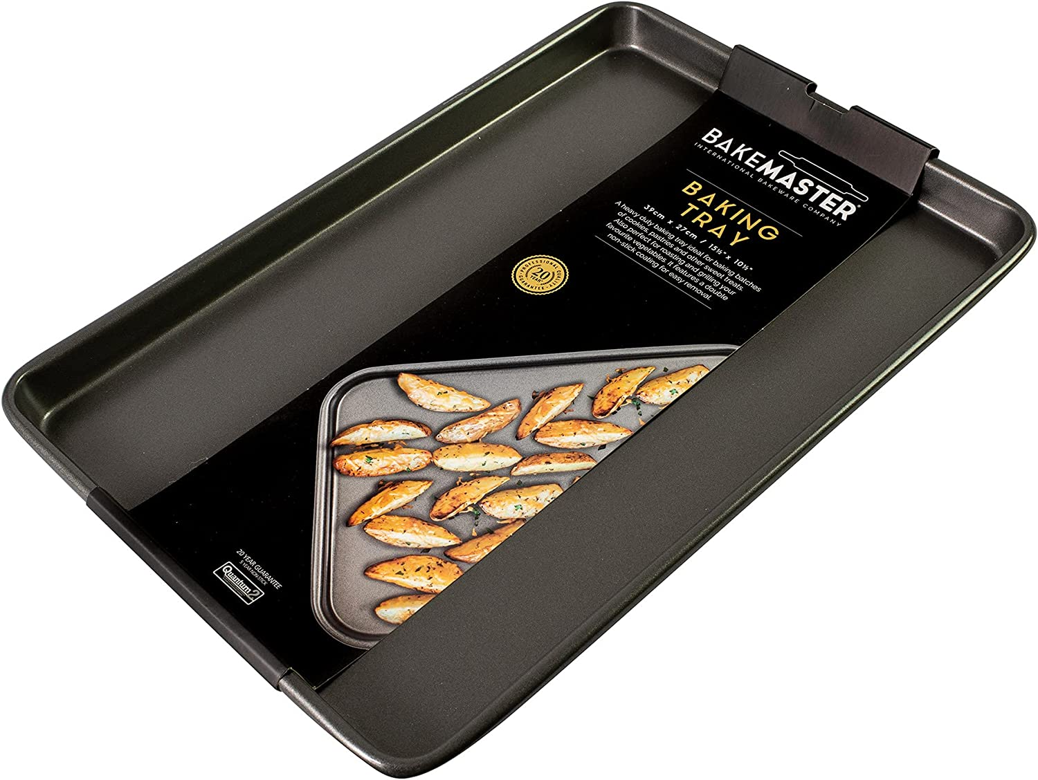 Bakemaster Oven Tray Non-Stick Double Coated, Grey, SHHB3 1.9 Cm*39 Cm* 27 Cm image number 4