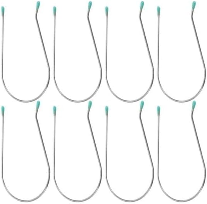 8 Pcs Silver Hot Curler Clips Replacement Kit, Hot Roller Rollers Securing Pins Fits 2 Inch, Replacement Styling Tools and Appliances,Hot Roller Clips Replacement Kit, Fits Most Sized Rollers image number 6