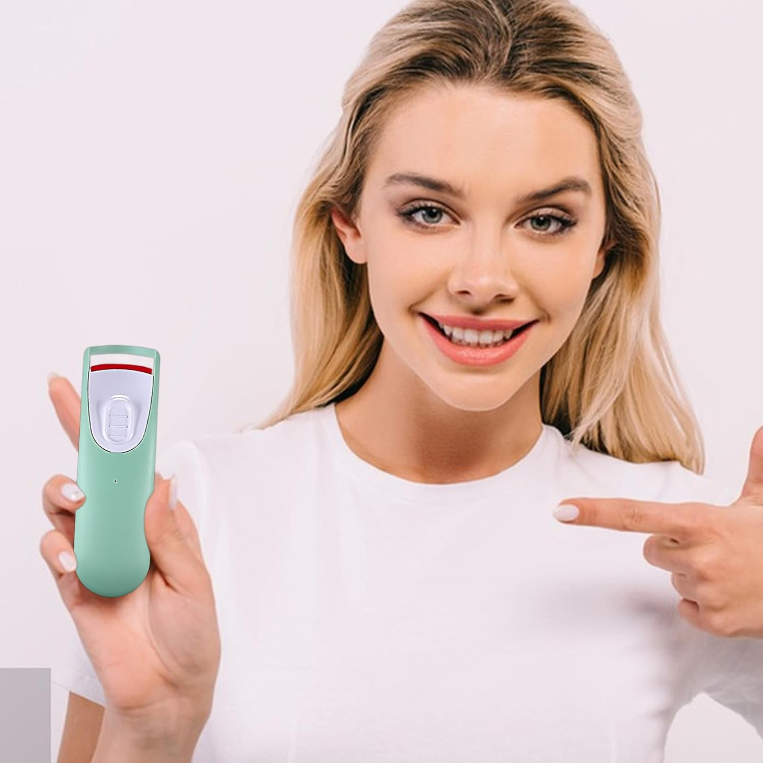 Heated Lash Curler,Smart Temperature Control Curling Tool - Electric Eye Lash Curler | for Makeup Beauty Travel Women Wife image number 6