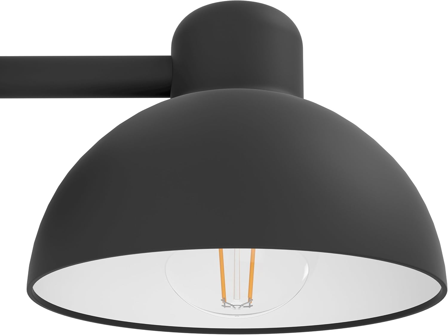 EGLO Wall Light, Alloy Steel Plastic, Black, 20 X 23.5 X 18.5 Cm image number 1