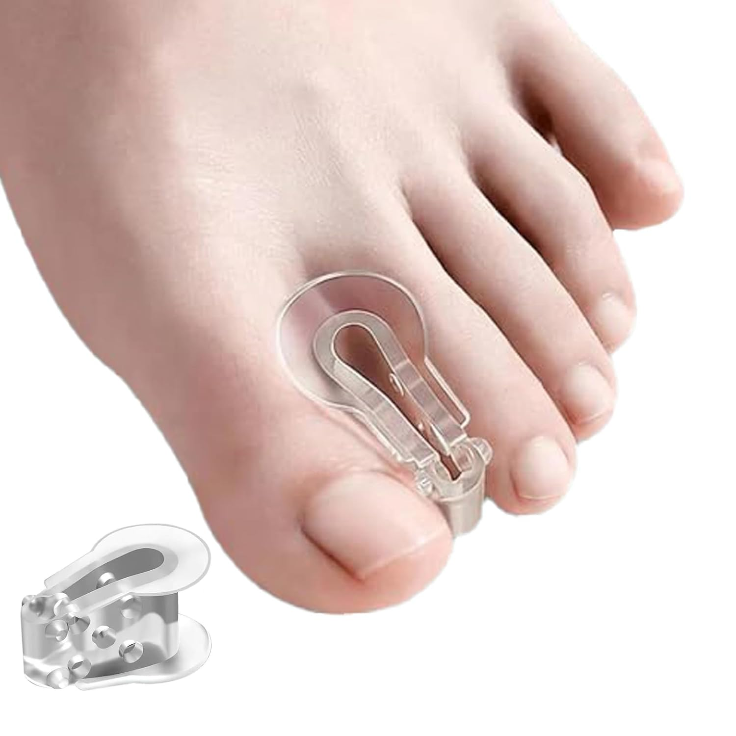 Memnun'S Soft and Highly Elastic SEBS Toe Separators, Hallux Valgus, Bunion,Hammer Toe, Overlapped Toe Corrector, Yoga Toe Separator, 10 Pieces