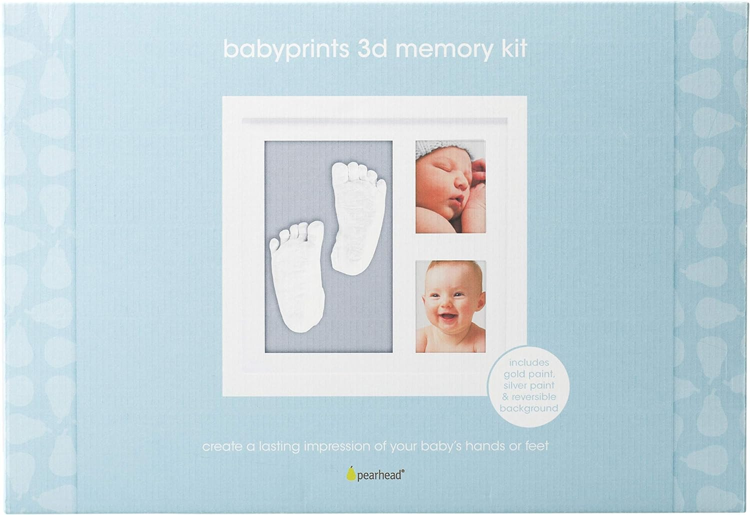 Pearhead Babyprints 3D Memory Kit, White image number 4