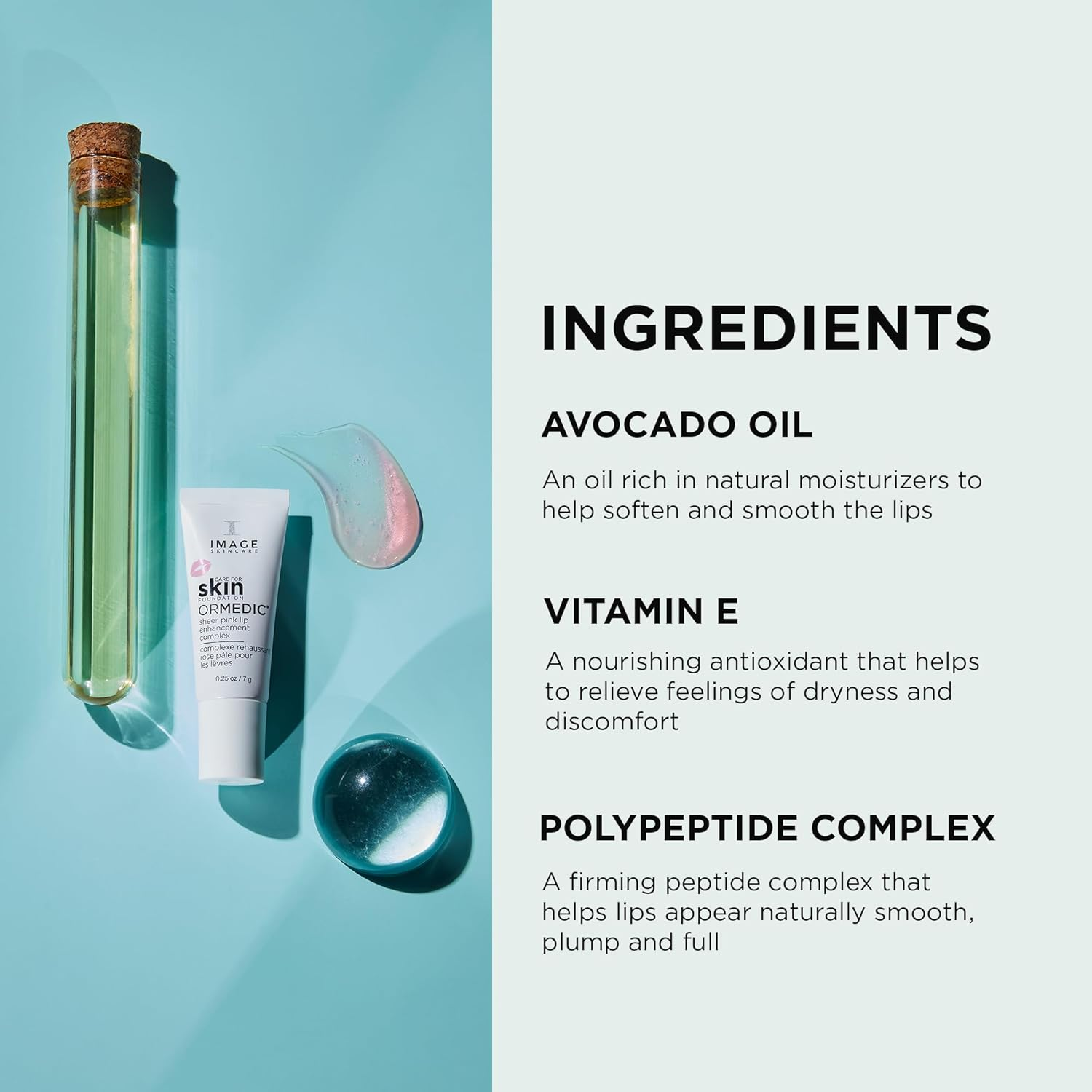 IMAGE Skincare, Ormedic Ph Balancing Lip Enhancement Complex, Set of 2, Deep Hydration Lip Plumper Peptides for Fuller Lips image number 5