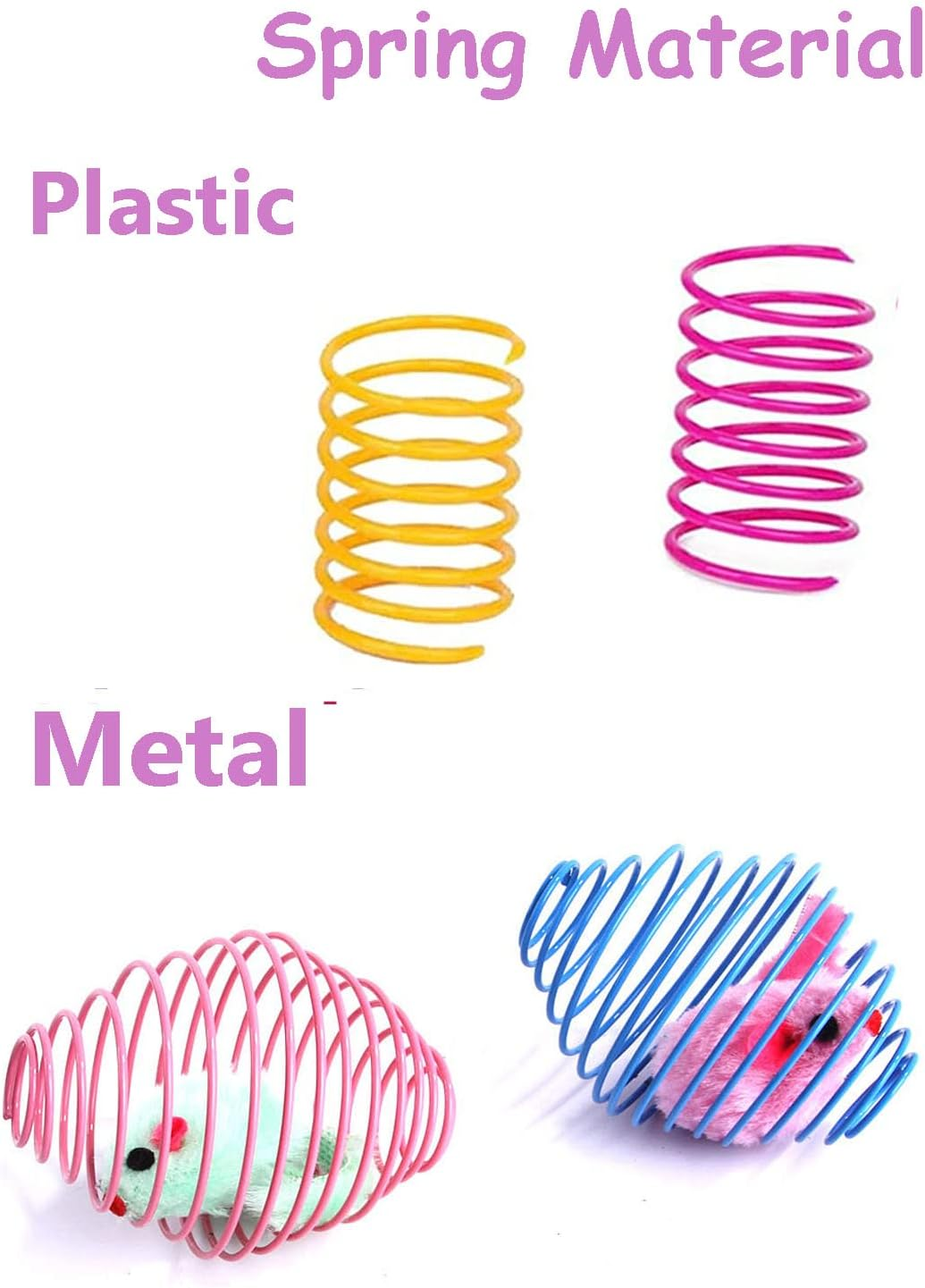 Fejapa 16 Pack Cat Mice Toys Set image number 4