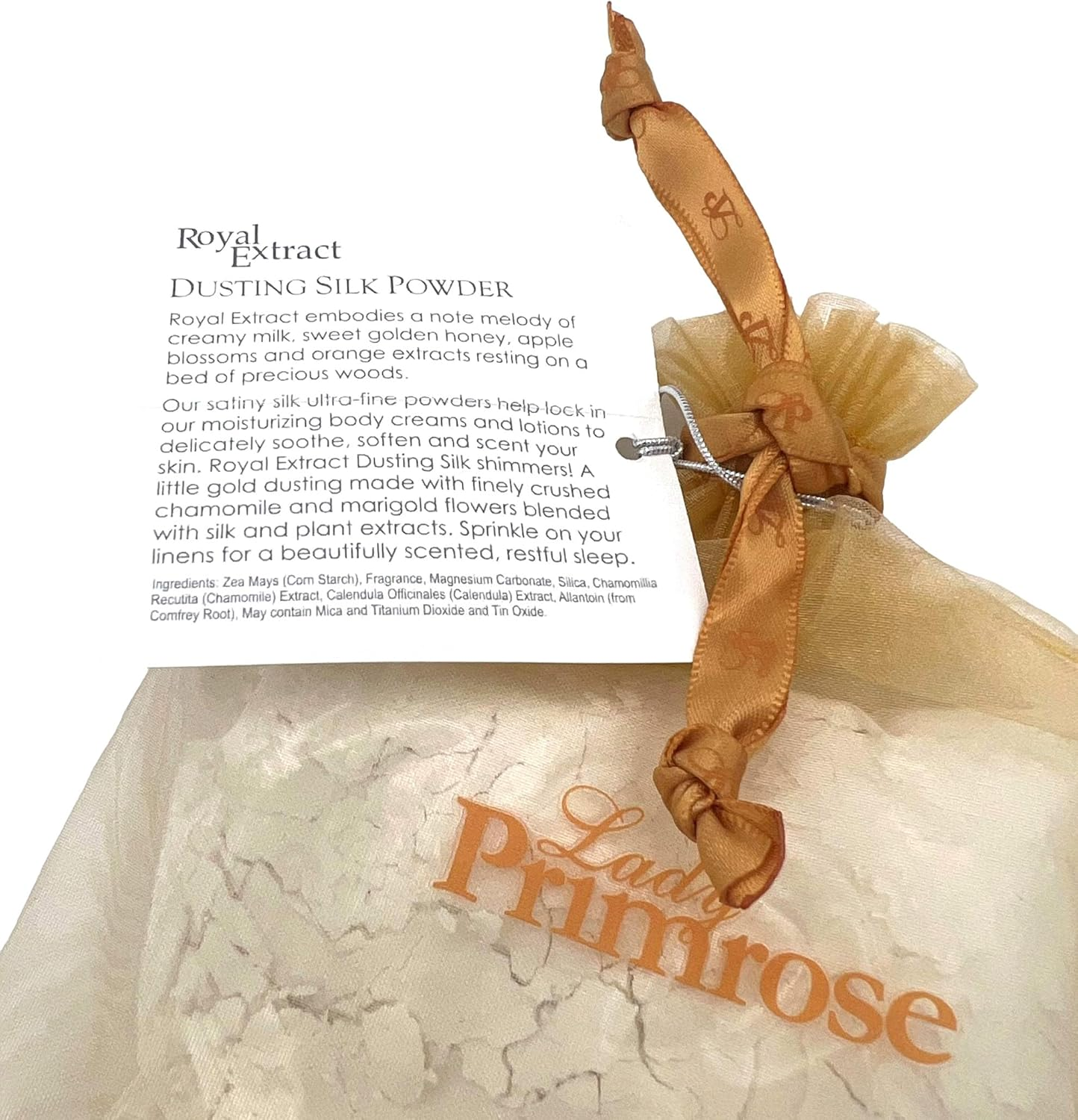 Lady Primrose, Royal Extract, Dusting Silk Powder in Logo Sachet Bag, Refill, 3 Ounces image number 1