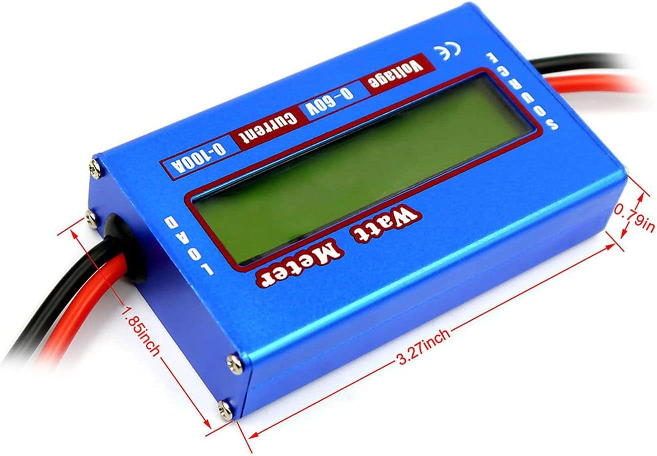 RC Watt Meter 100A Power Analyzer Digital LCD Balance Battery Voltage Checker image number 2
