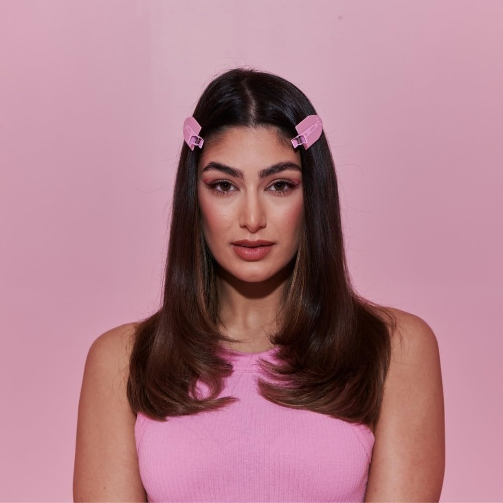 Mermade Hair Jumbo No-Crease Clips 4-Pieces, Pink