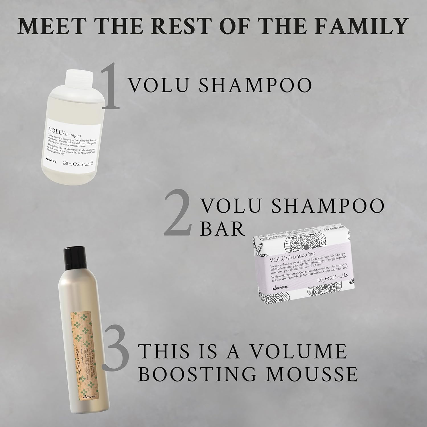 Volu Volume Enhancing Softening Shampoo by Davines for Unisex - 2.5 Oz Shampoo image number 6