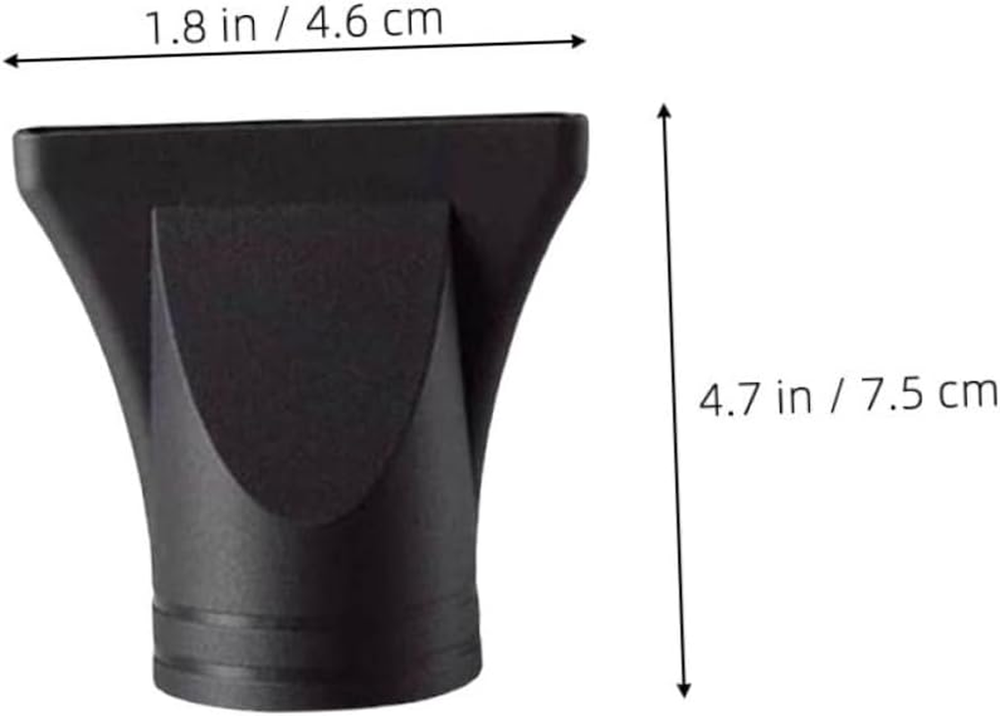 LOLIPPYY 4Pcs Professional Plastic Hair Dryer Nozzle Diffuser Hair Dryer Nozzle Attachment Concentrator Replacement Blow Flat Hairdressing Salon Styling Tool image number 4