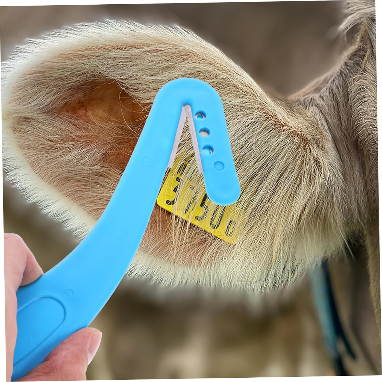 Professional Grade Ear Tag Removal Tool Sharp Ear Tag Cutter for Livestock Pig Sheep Cattle